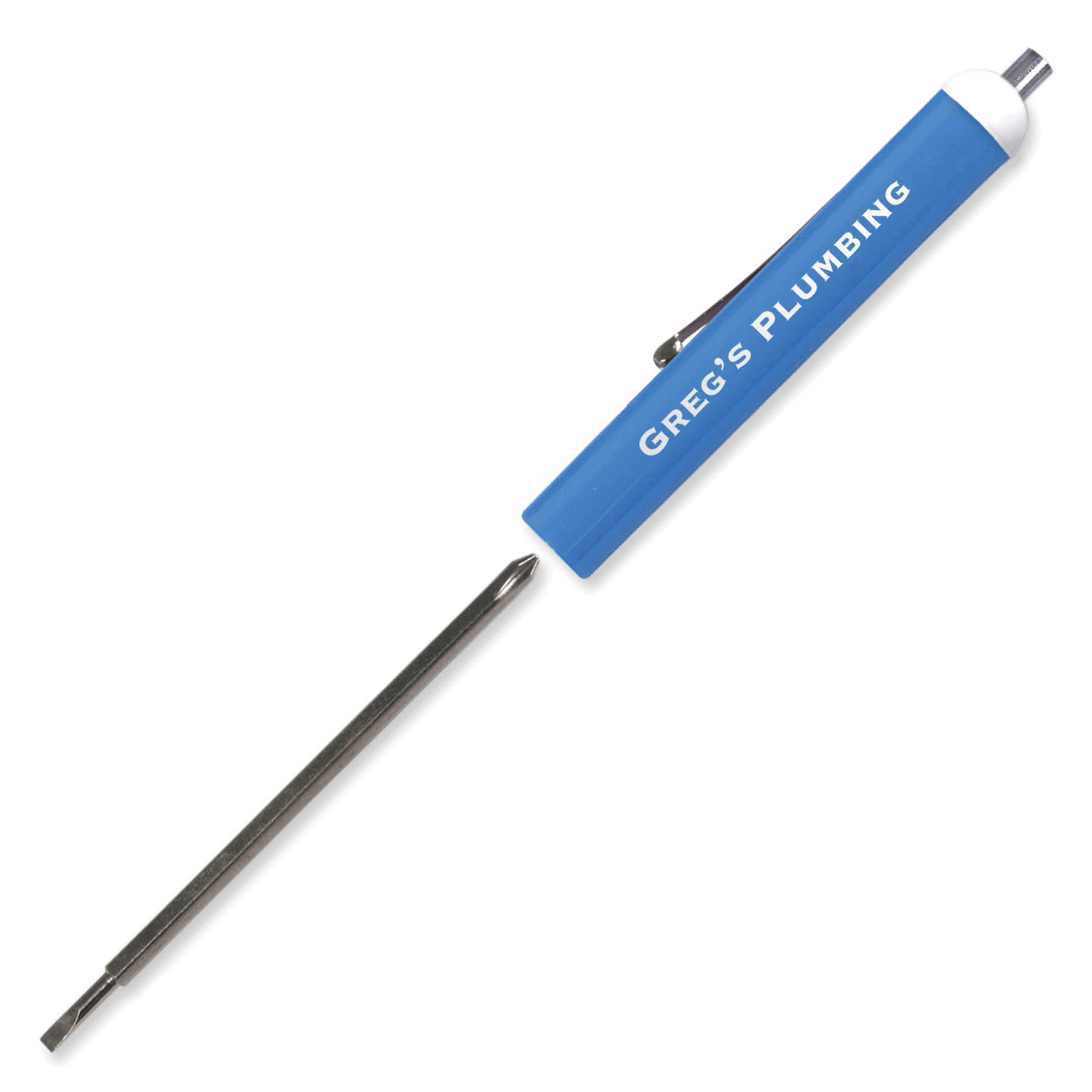 Bright Blue Imprinted